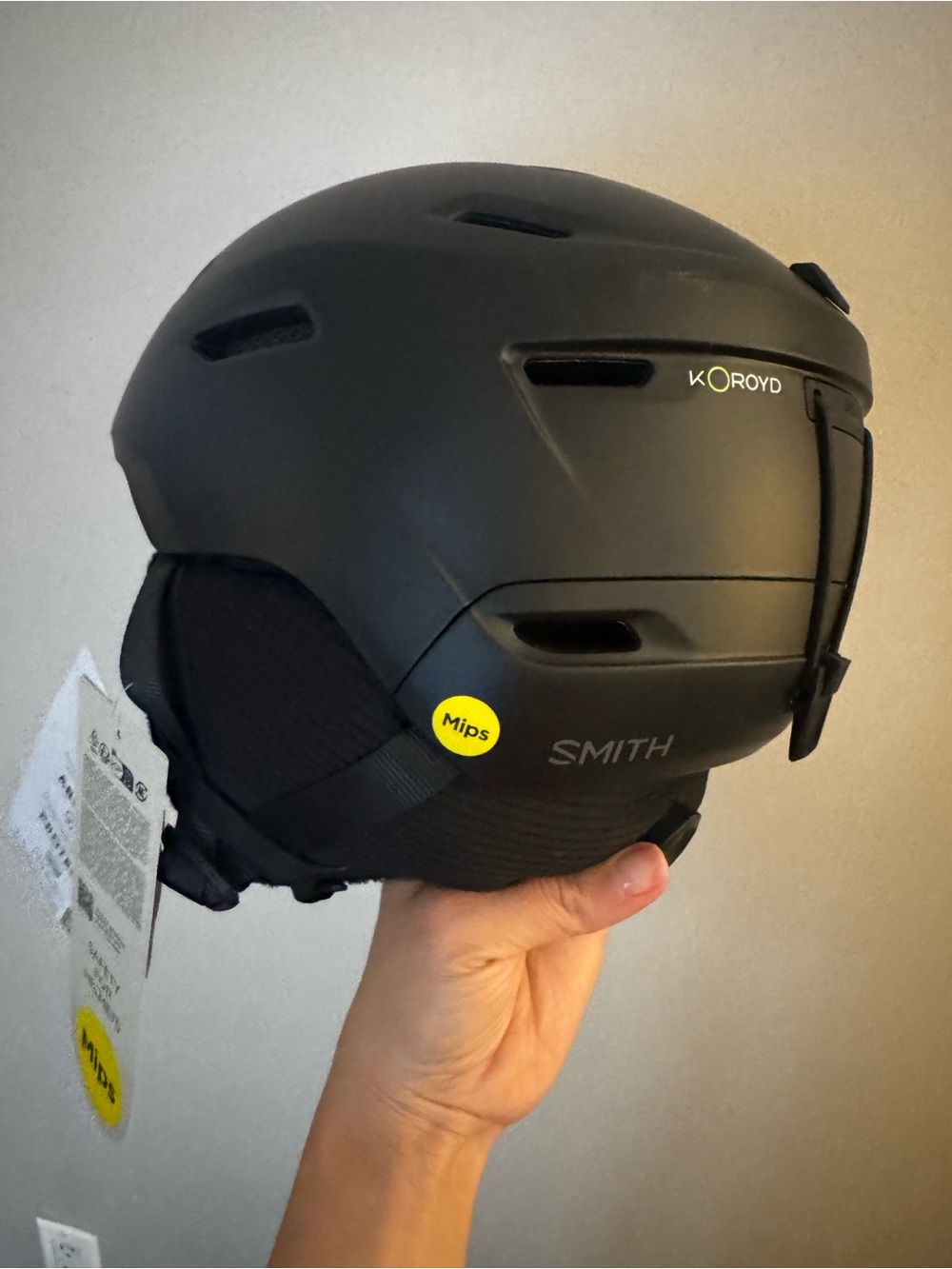 SMITH Black Ski Helmet with MIPS Safety Adult Small NEW IN Box!